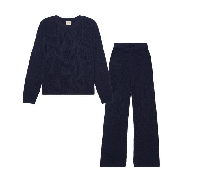 Adeline Knit Set - Navy