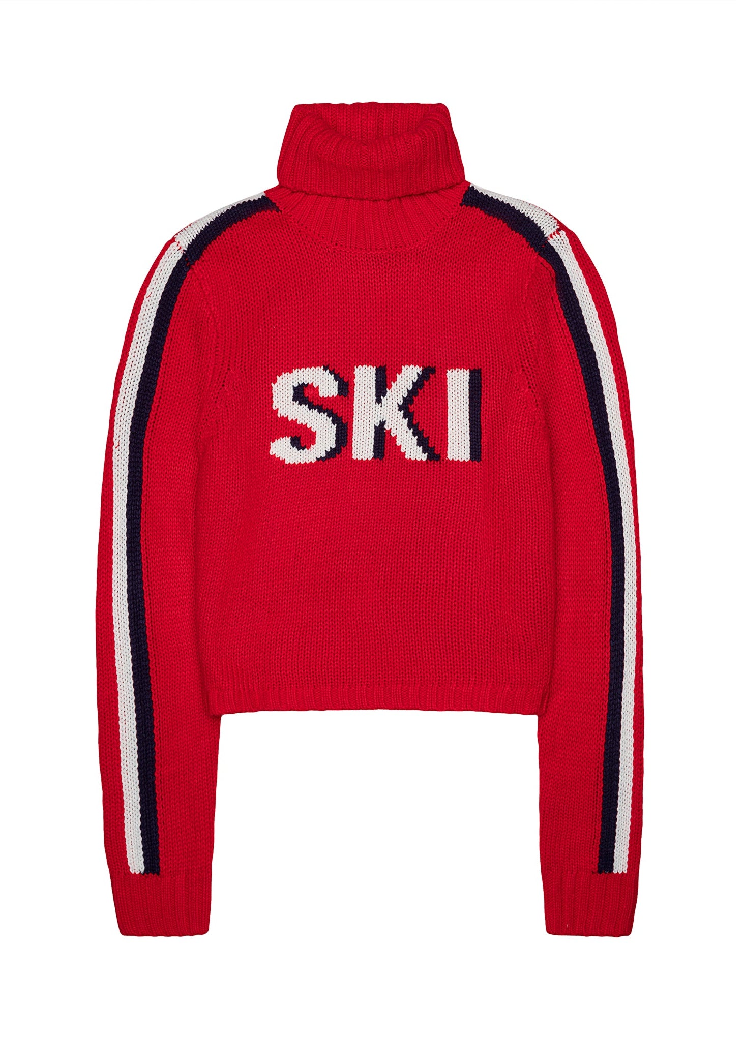 Ellsworth & Ivey Cropped Retro Ski Turtleneck Sweater - Pink Lady Ellsworth & Ivey Cropped Retro Ski Turtleneck Sweater - Pink Lady