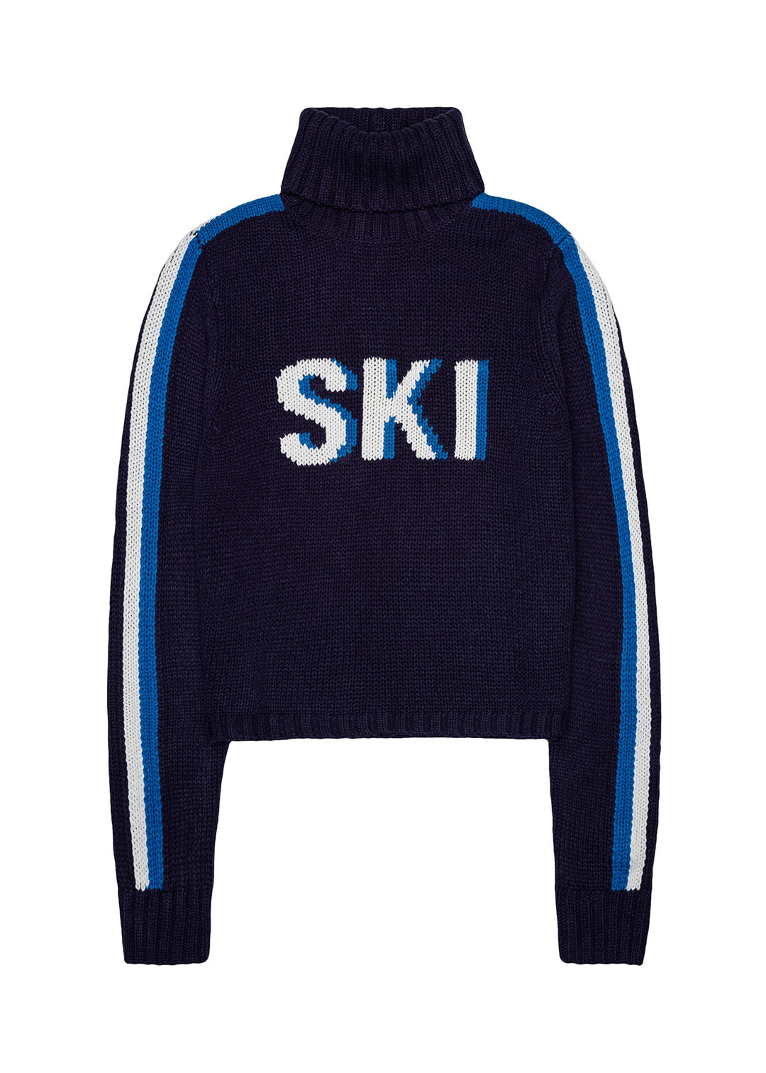 トップス ELECTRIC LOGO TURTLENECK SWEAT Ellsworth & Ivey Cropped Retro Ski Turtleneck Sweater - Navy