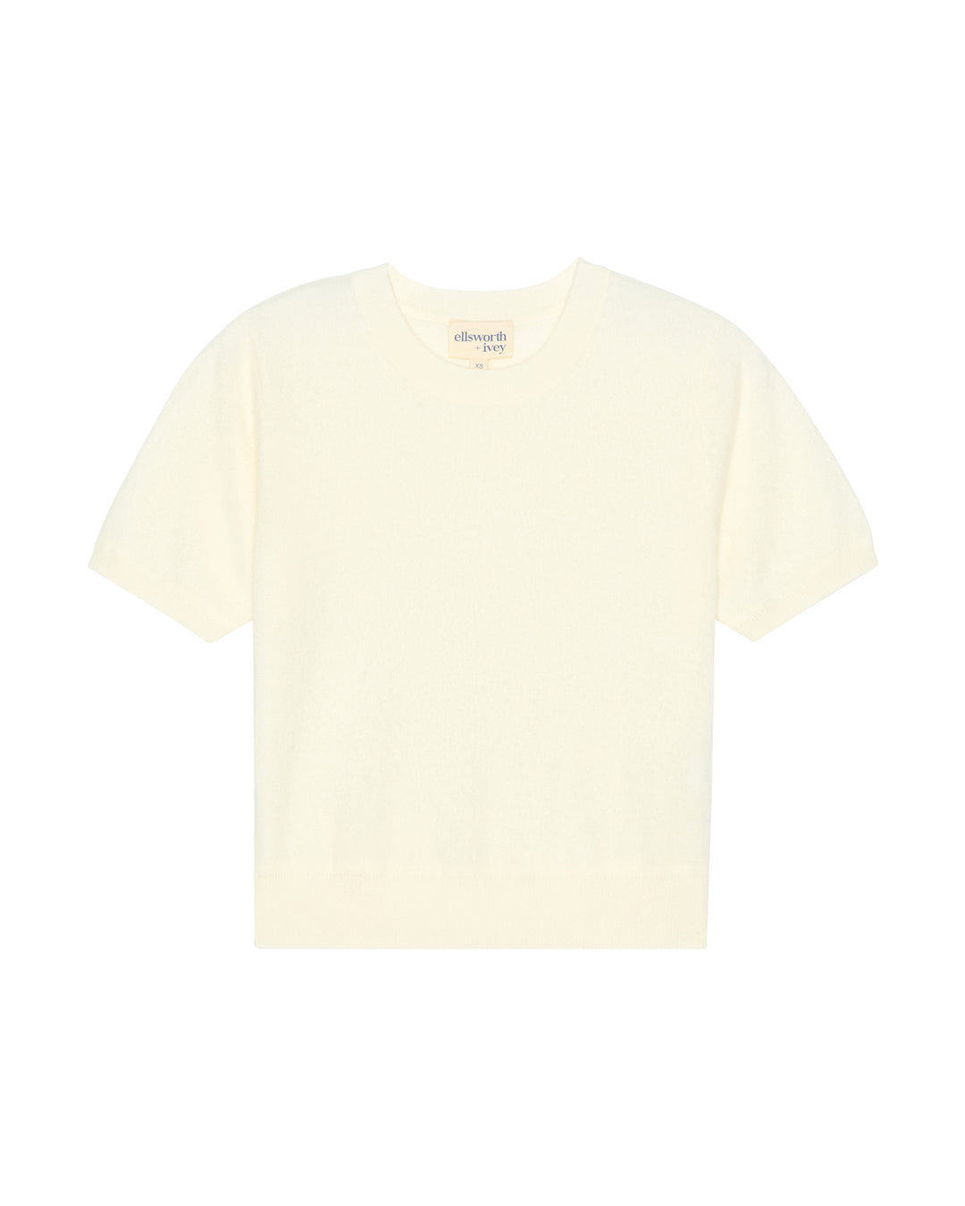 Avery Short Sleeve Cashmere Sweater