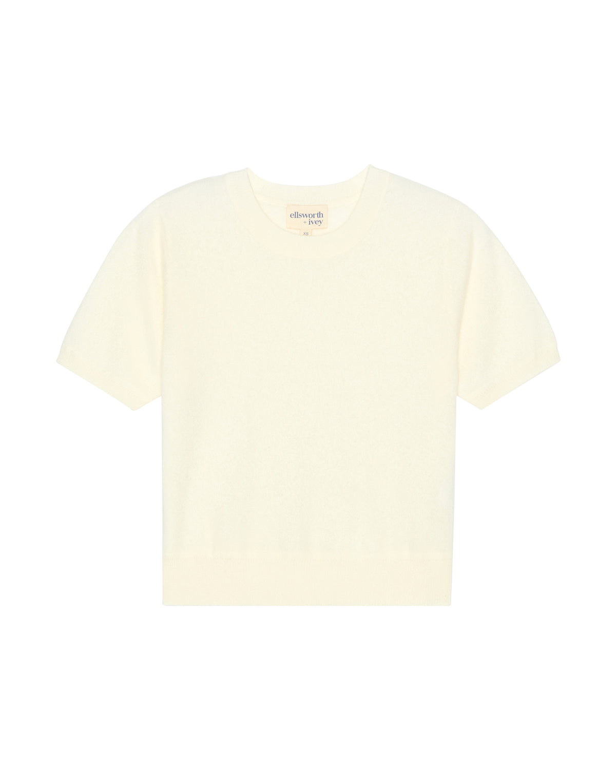 Avery Short Sleeve Cashmere Sweater