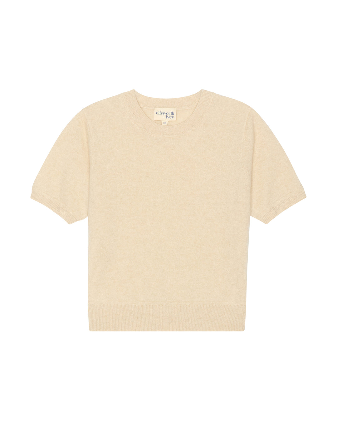 Avery Short Sleeve Cashmere Sweater