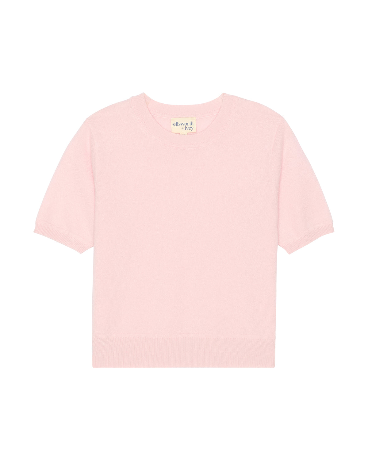 Avery Short Sleeve Cashmere Sweater