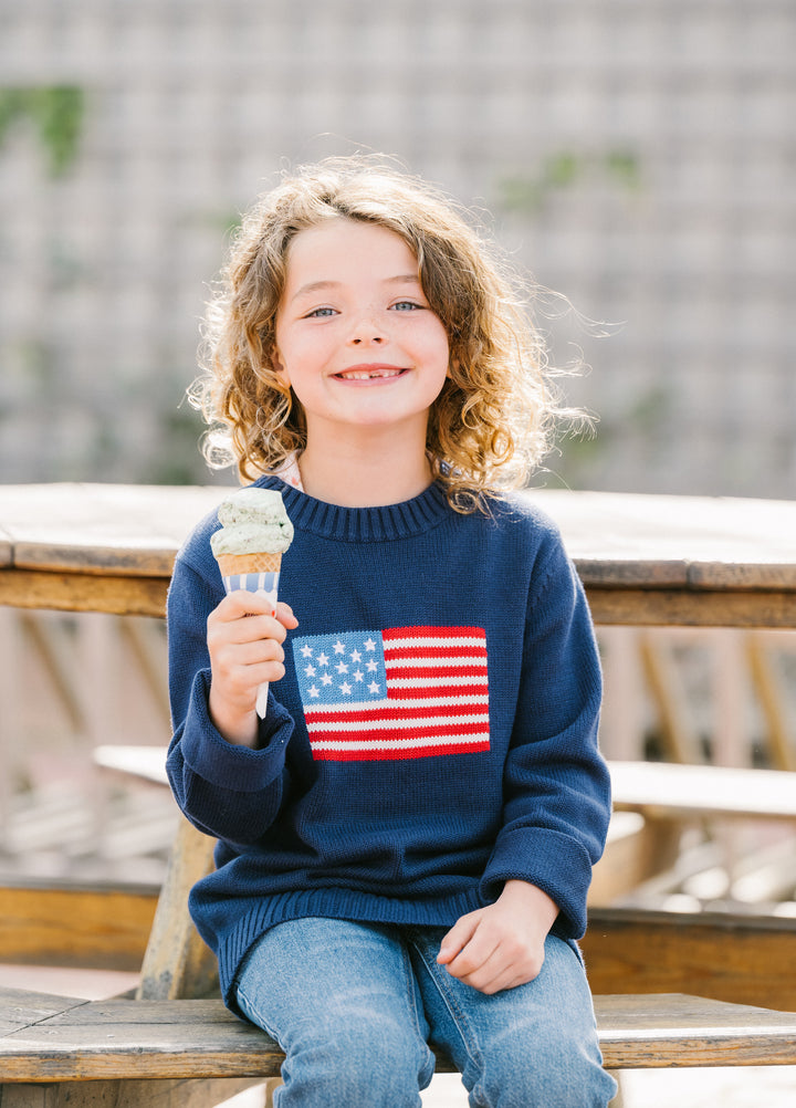 Kids Classic Crew - American Flag – Ellsworth & Ivey