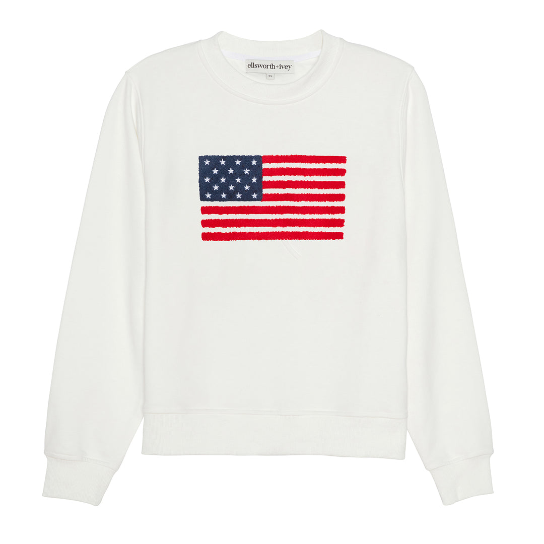 Ellsworth \u0026 Ivey American Flag Sweatshirt