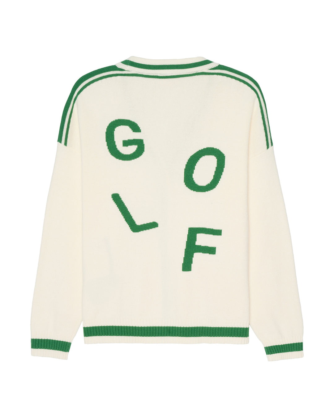 An ivory off-white knit women&