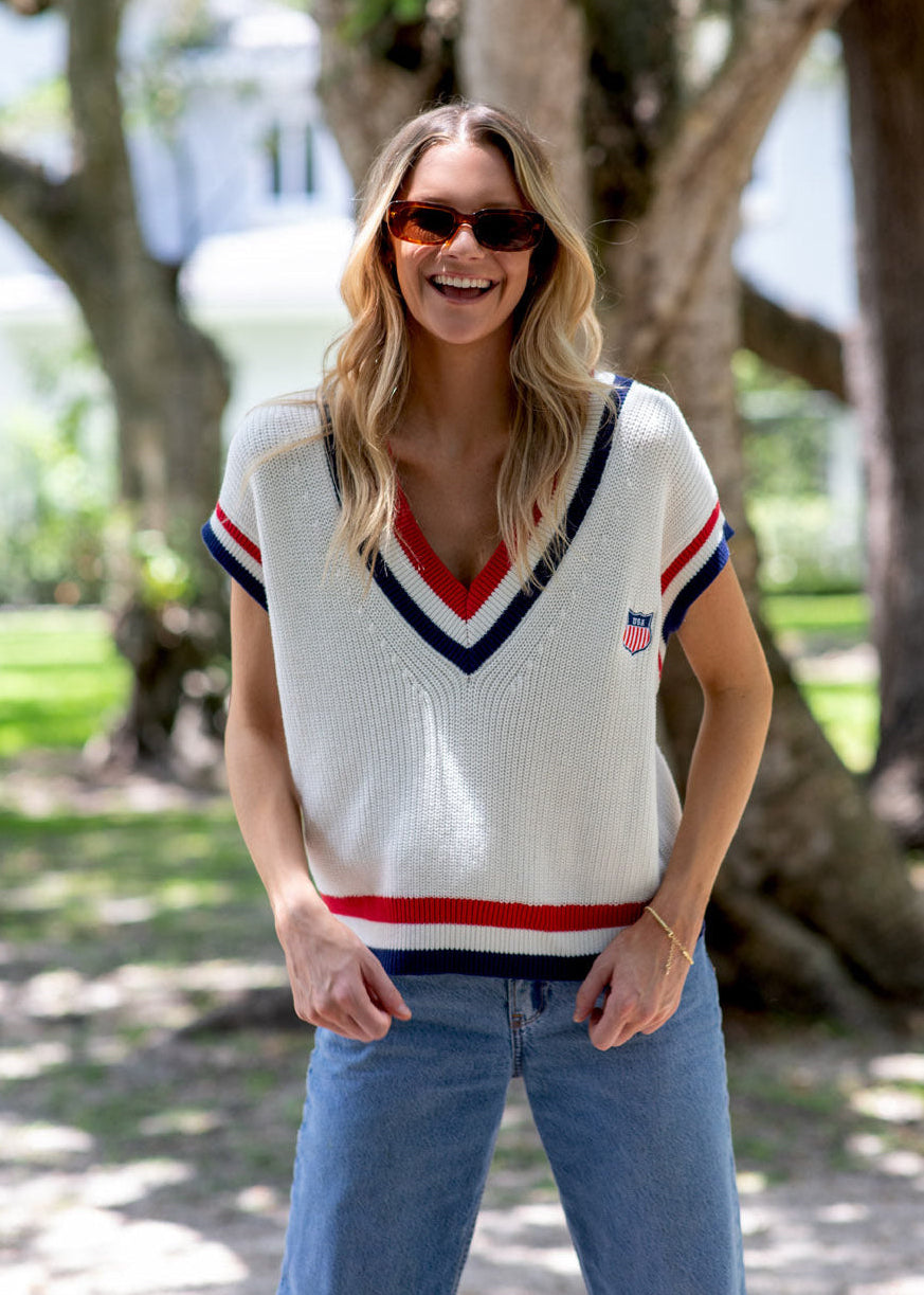 Sweater Vest - American Shield