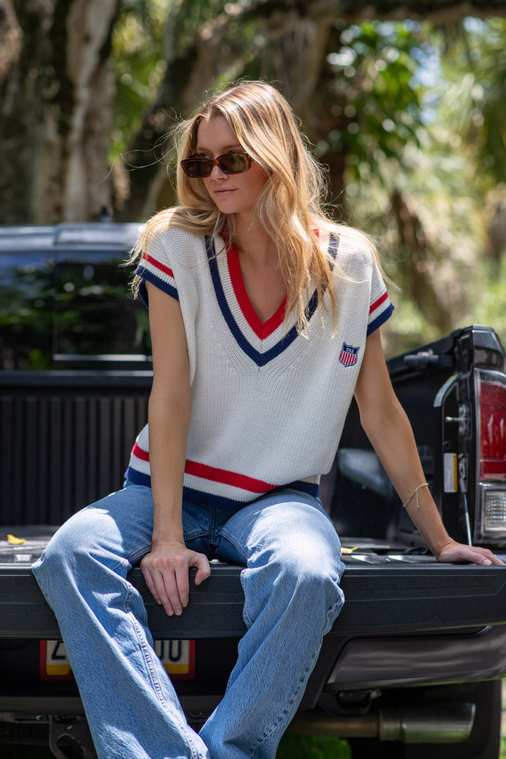 Sweater Vest - American Shield