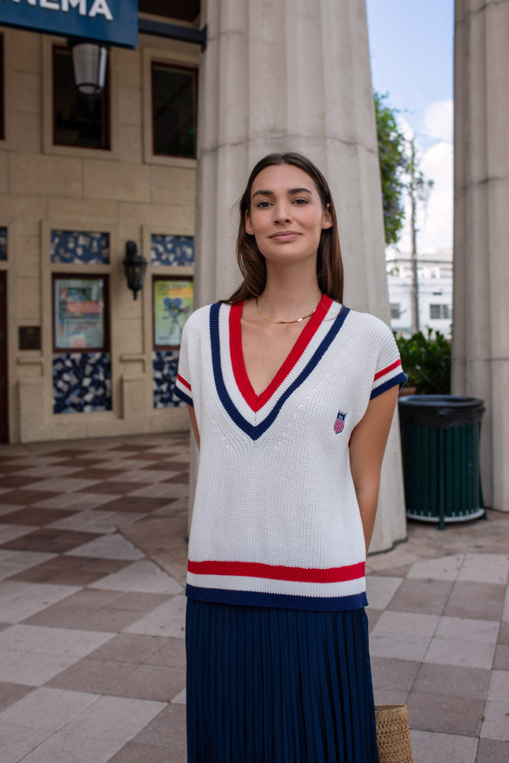 Sweater Vest - American Shield