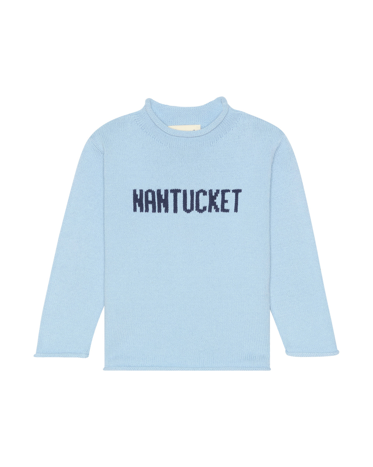 Kids Parker Roll Neck Sweater - Nantucket