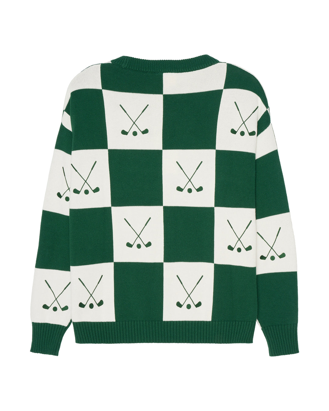 A green and white checkered women&