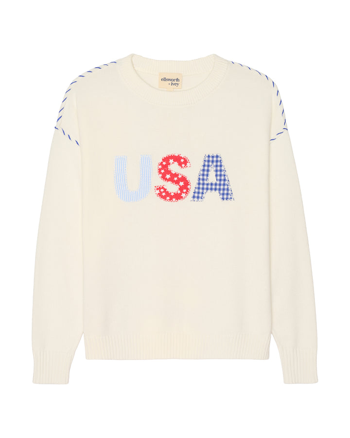 An ivory off-white knit women&