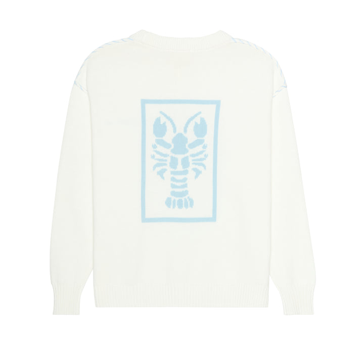 Riley Lobster Crewneck - Ivory