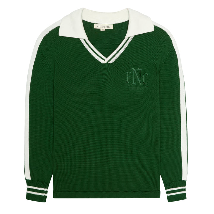 Ryan Unisex Futbol Knit Sweater - Green