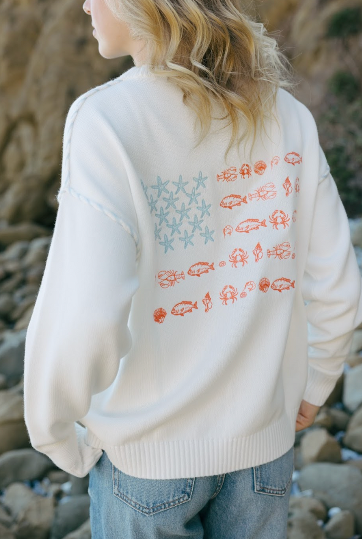 Riley Crew - Stars and Shells Flag