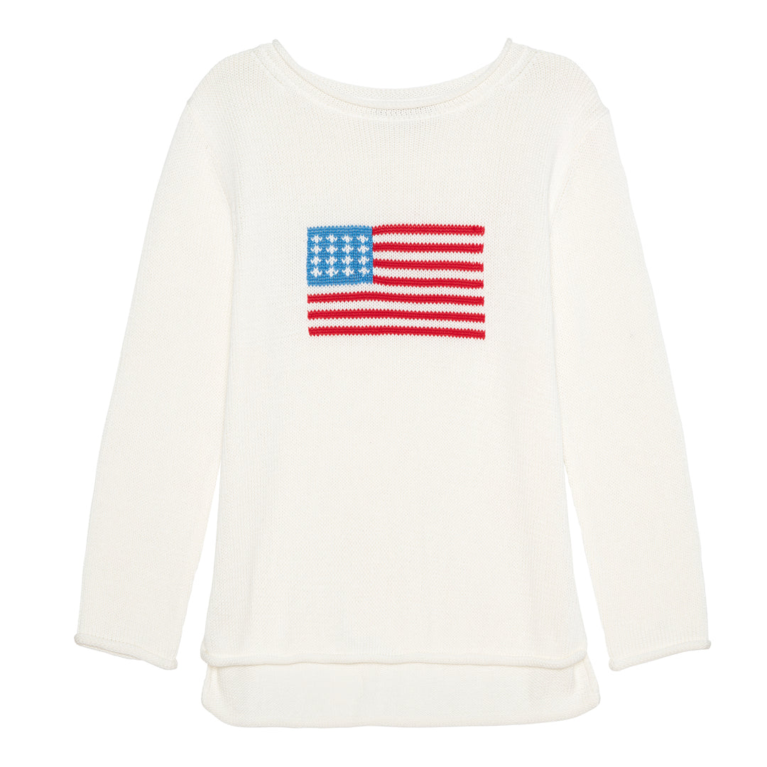 Summer Mid-Weight Sweater - American Flag – Ellsworth & Ivey
