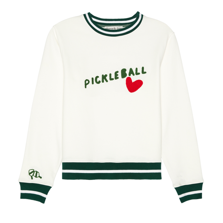 Elle Sweatshirt - Pickleball Heart