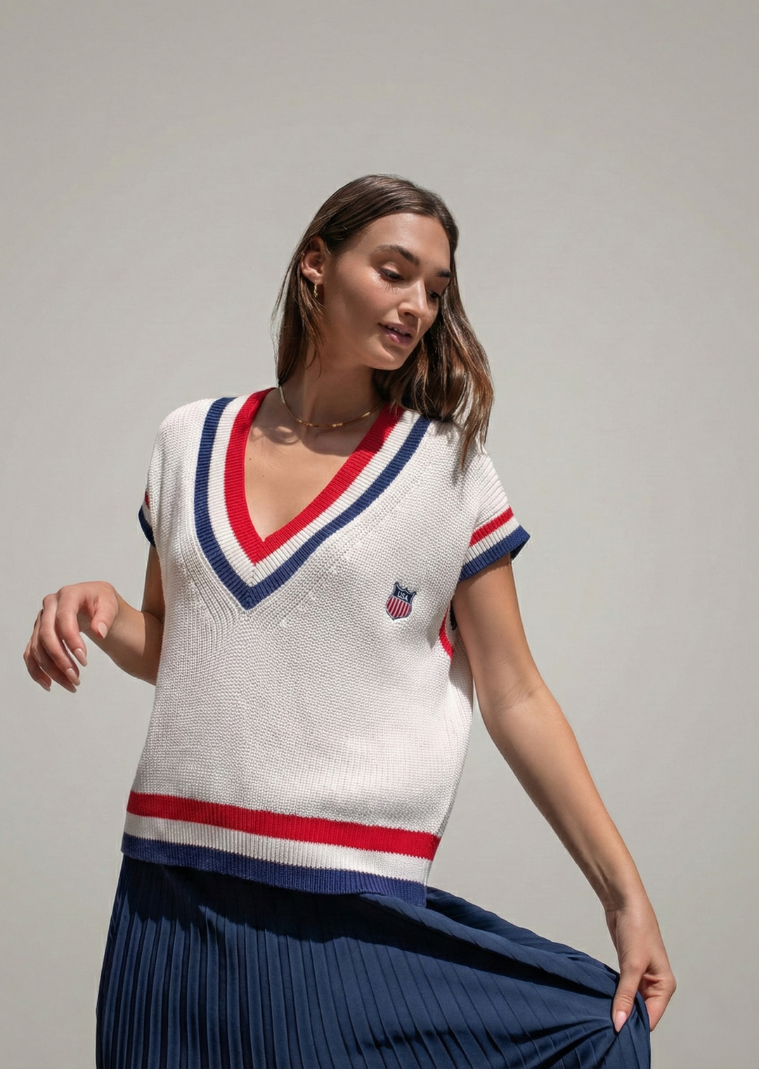 Sweater Vest - American Shield