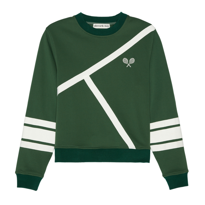 Elle Sweatshirt - Tennis Lines
