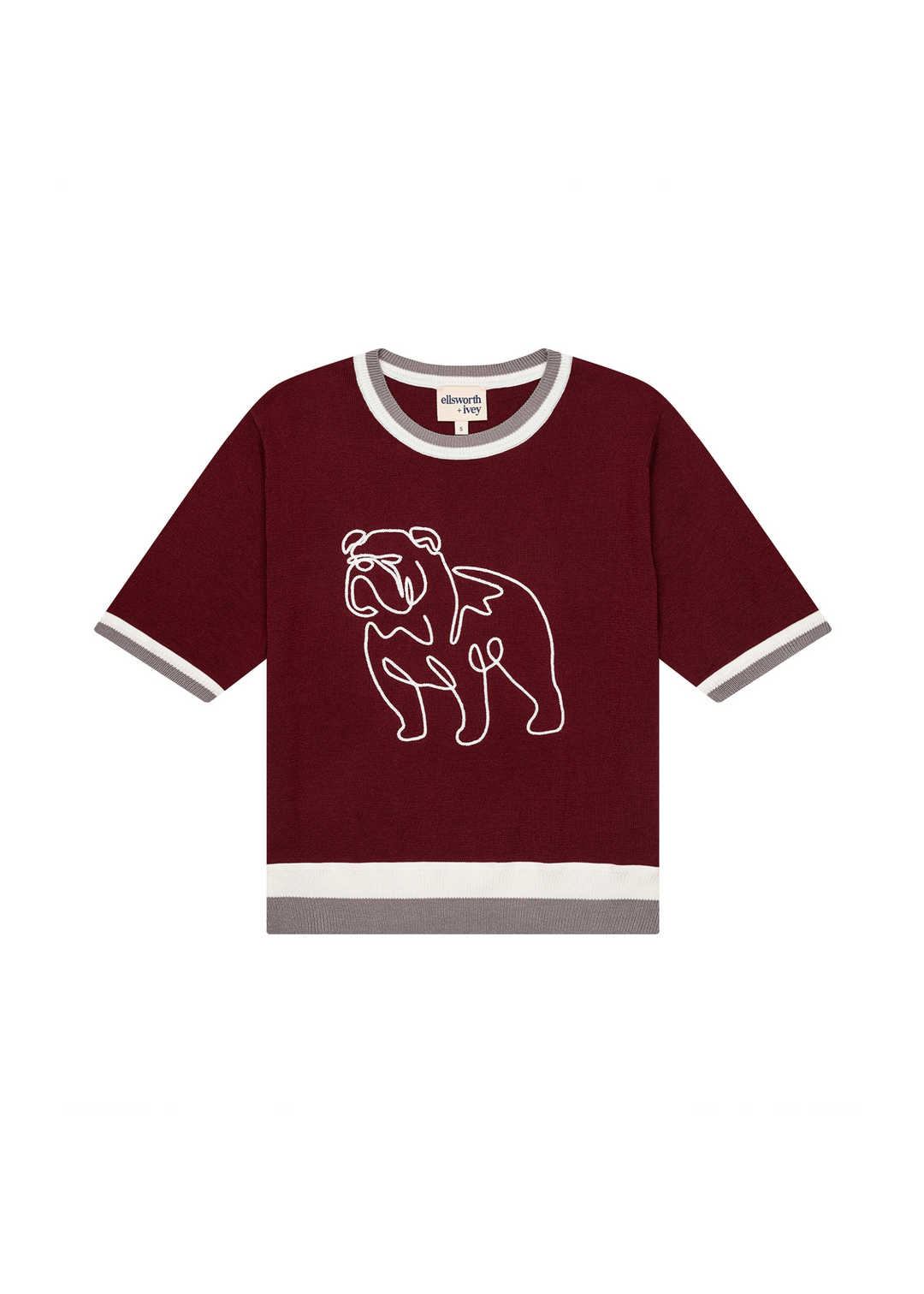 Game Day Short Sleeve Sweater Bull Dog – Ellsworth Ivey