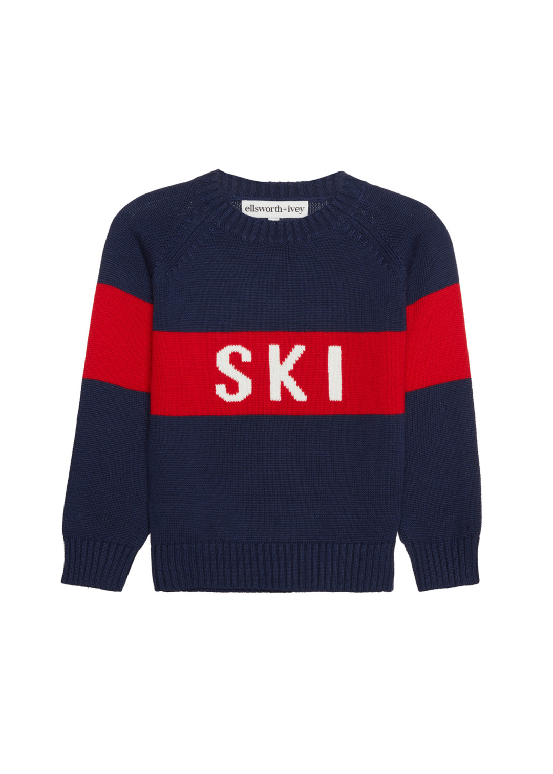 Kids Classic Crew - Block Ski