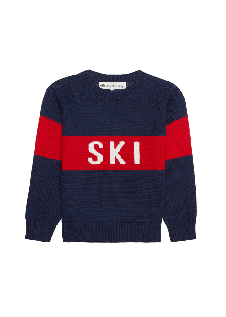 Kids Classic Crew - Block Ski