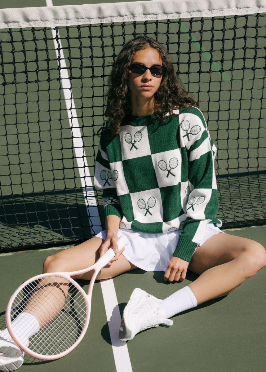 Riley Crew - Checkered Tennis
