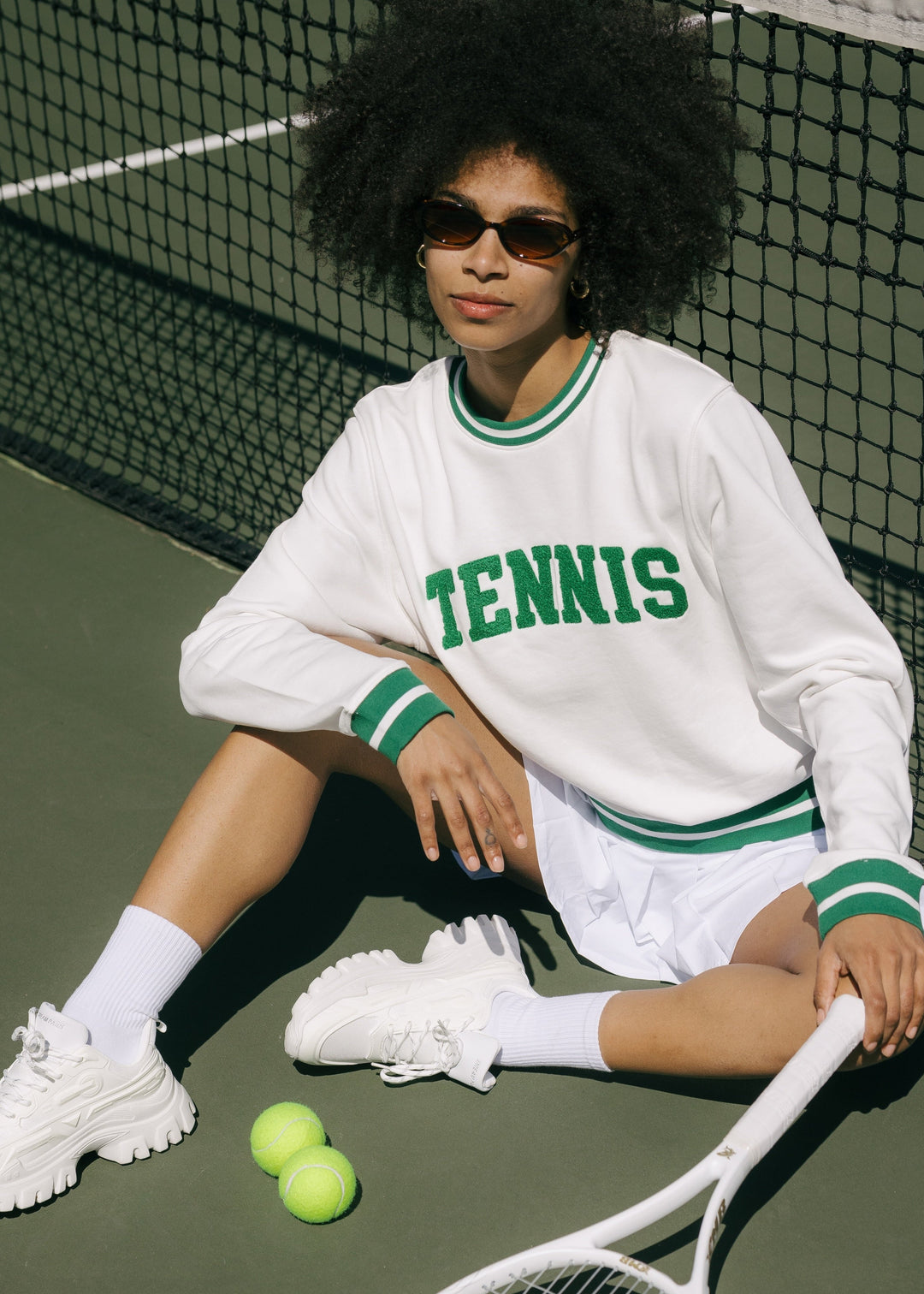 Elle Sweatshirt - Collegiate Tennis