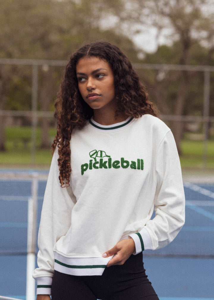 Elle Sweatshirt - Pickleball Paddle